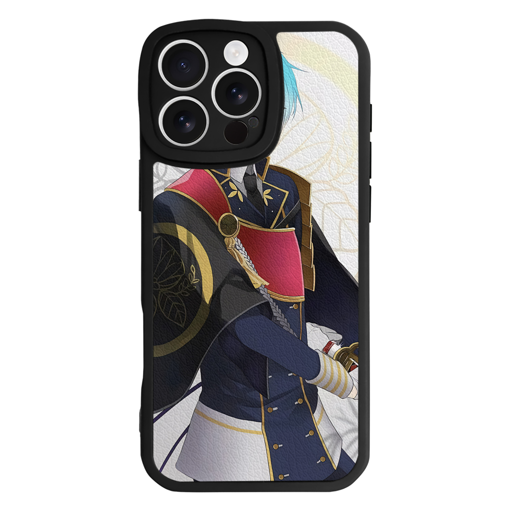 （画像用） 刀剣乱舞 Touken Ranbu 【iPhone 16シリーズ対応】シリコンスマホケース（レザー調） 材質：シリコン